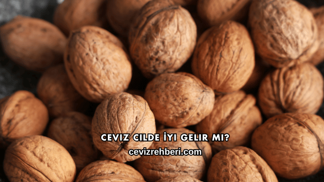 Ceviz Cilde İyi Gelir mi?