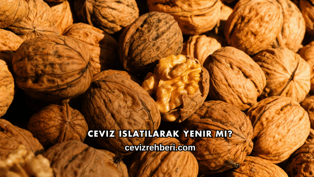 Ceviz Islatılarak Yenir mi?
