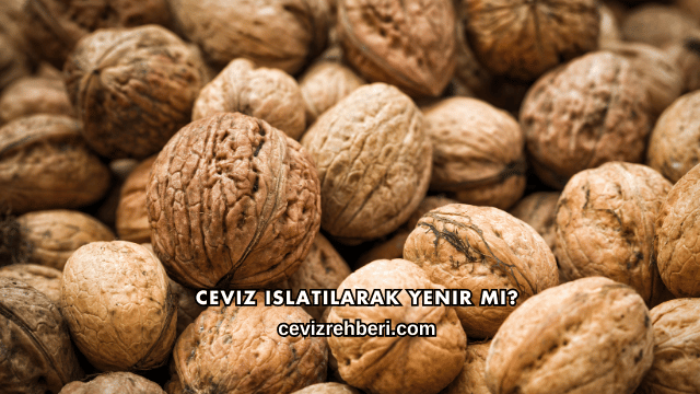 Ceviz Islatılarak Yenir mi?