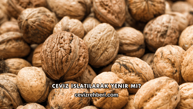 Ceviz Islatılarak Yenir mi?
