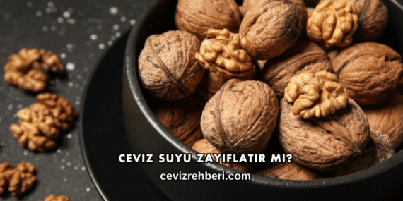 Ceviz Suyu Zayıflatır mı?